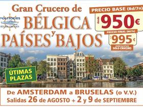 GRAN CRUCERO BELGICA Y PAISES BAJOS