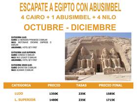 ESCAPATE A EGIPTO CON ABU SIMBEL