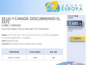 EE.UU Y CANADÁ: DESCUBRIENDO EL ESTE