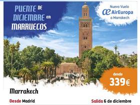 PUENTE DE DICIEMBRE EN MARRUECOS