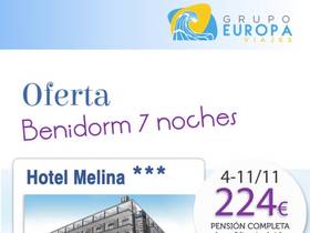 OFERTA BENIDORM 7 NOCHES