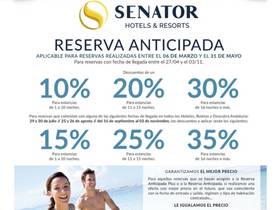 VENTA ANTICIPADA HOTELES PLAYA SENATOR
