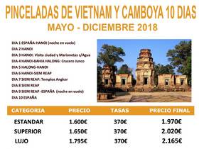 PINCELADAS DE VIETNAM Y CAMBOYA 10 DIAS